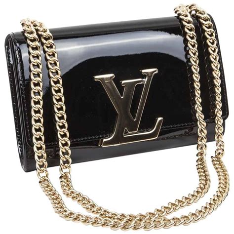 black patent leather louis vuitton purse|louis vuitton louise epi leather.